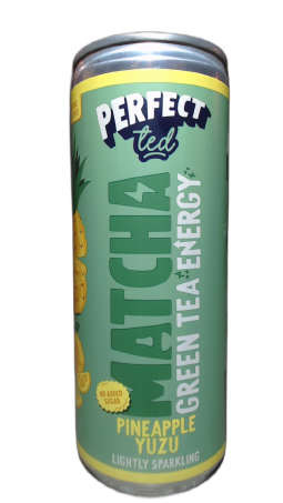 Perfect ted Matcha Pineapple Yuzu (Label)