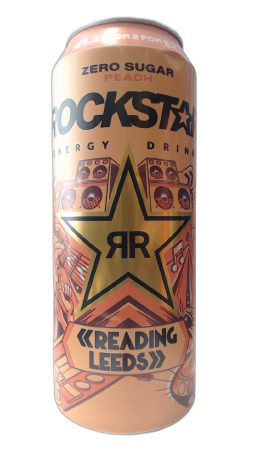 Rockstar Zero Sugar Peach (Reading & Leeds) PMP £1.29